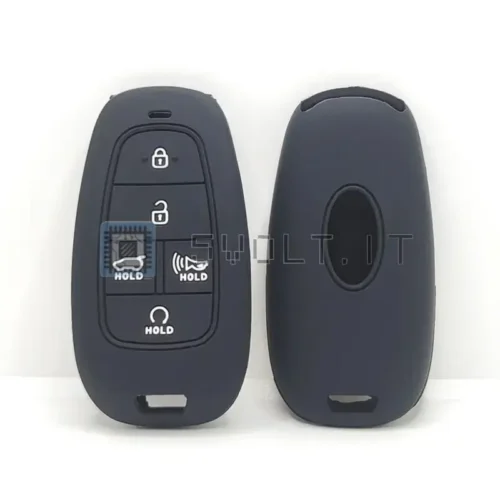 Cover Chiave Silicone per Hyundai Renault Nero