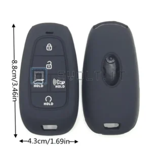 Cover Chiave Silicone per Hyundai Renault Nero