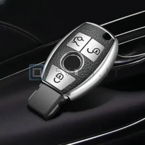 Guscio Chiave Plastica Argento per Mercedes Classe A B C E S