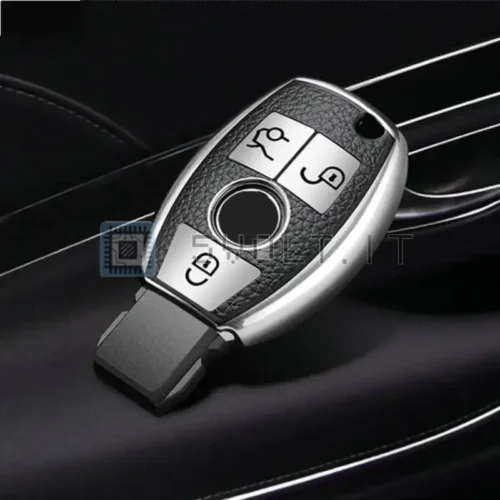 Cover Chiave Plastica Ecopelle per Mercedes Classe A B C E S