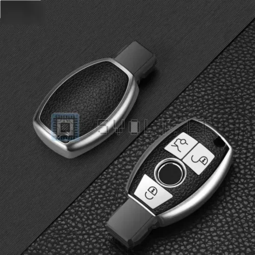 Cover Chiave Plastica Ecopelle per Mercedes Classe A B C E S