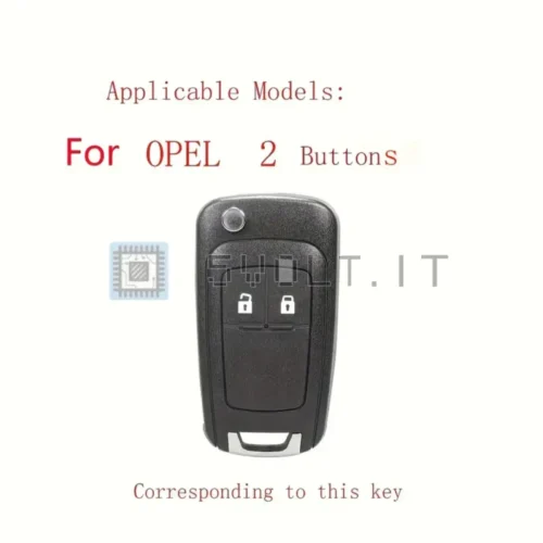 Cover Chiave Silicone 2 Tasti per Opel Astra Chiave