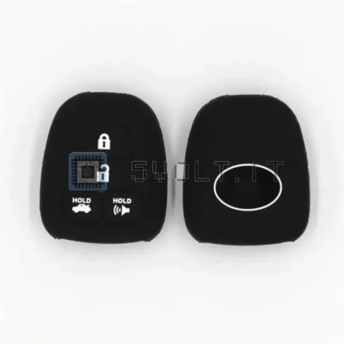 Cover Chiave Silicone per Toyota Corolla 14-15 Nera