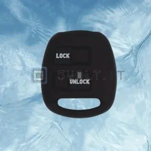 Cover Chiave Silicone per Toyota 2 Pulsanti Nera Lock