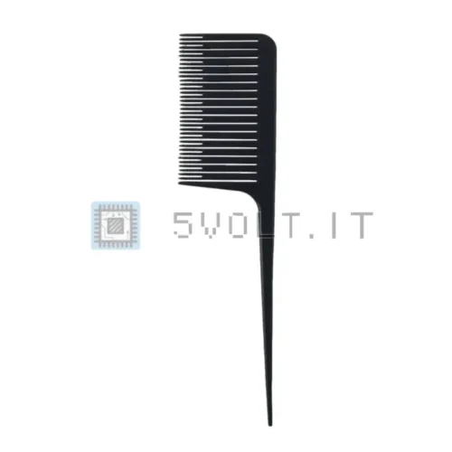 Pettine Nero per Acconciatura Capelli Fine Uso Professionale