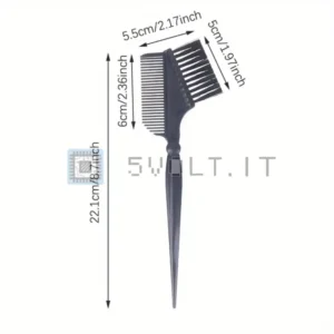 Spazzola Pettine Tintura Acconciatura Capelli Doppia Faccia
