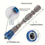 Cacciavite a Croce Magnetico 5pz 10cm in Lega S2 Esagonale