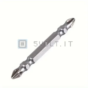 Set 10pz Punte Cacciavite Acciaio S2 Magnetiche Antiscivolo