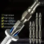 Set 2PZ Punte Cacciavite in Ferro Magnetiche per Trapano