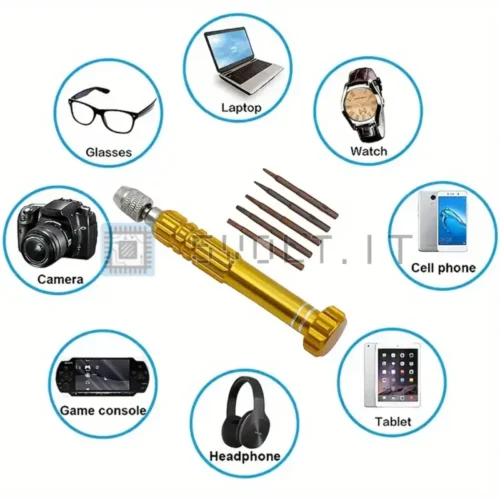 Set Utensili 5in1 Riparazione Display Laptop Orologi