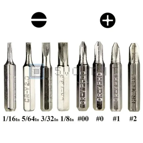 Penna Cacciavite Alluminio 8-in1 per Riparazioni Semplici