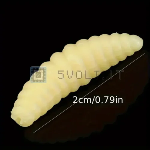 Set 100pz Vermi Morbidi Finti Esca Artificiale Spigole Carpe