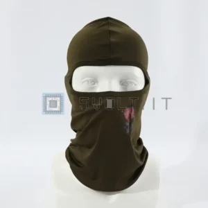 Sottocasco Balaclava Nero con J e Cuore Protezione UV