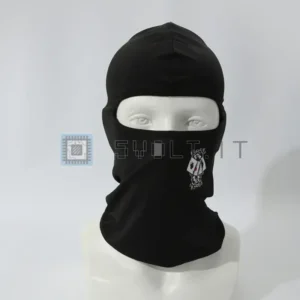 Sottocasco Balaclava Nero con Carte Poker Protezione UV