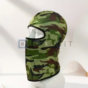 Sottocasco Balaclava Verde Mimetico Protezione Totale
