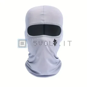 Sottocasco Balaclava Grigio Simbolo Dollaro Protezione UV