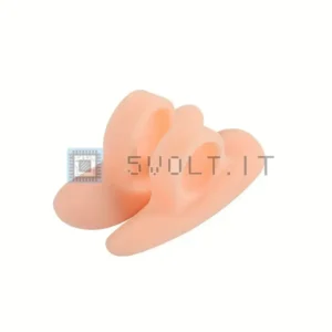 2pz Silicone Flessibile per Dita Piedi Comfort Allineatore