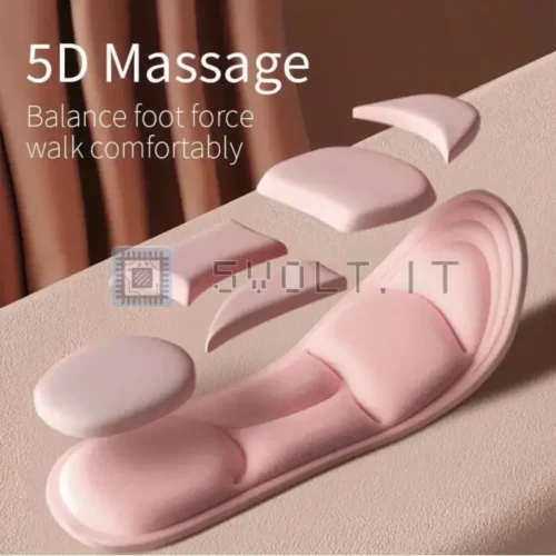 Solette Sportive Ortopediche Rosa Schiuma 5D Piatti 35-40