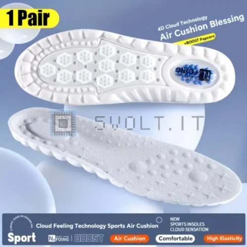 Solette Sportive Ortopediche 4D Elastiche Traspiranti 41-42