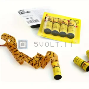 4pz Strisce Cattura Mosche Trappola Adesiva Resistente