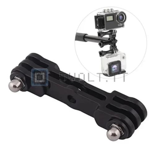 Braccetto Collegamento G411 per GoPro Doppia Testa