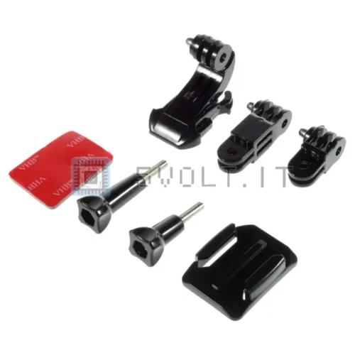 Kit Gancio a J Superficie Curva Braccio GoPro Hero 4 3 2 1