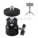 Adattatore PULUZ PU412 a Sfera in Metallo con Blocco