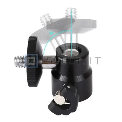 Adattatore PULUZ PU412 a Sfera in Metallo con Blocco