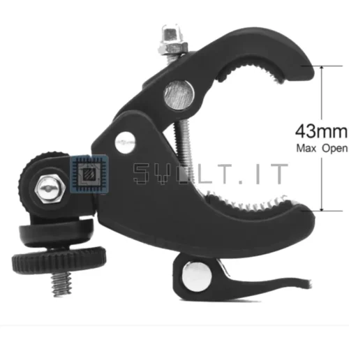 Adattatore ¼ per Montaggio Bici Treppiede Fotocamere a Vite