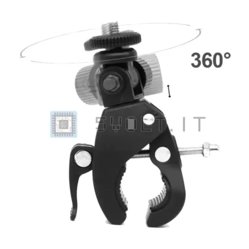 Adattatore ¼ per Montaggio Bici Treppiede Fotocamere a Vite