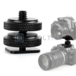 Adattatore ¼ a Doppio Dado Staffa Treppiede Fotocamere