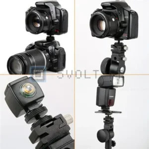 Adattatore ¼ a Doppio Dado Staffa Treppiede Fotocamere