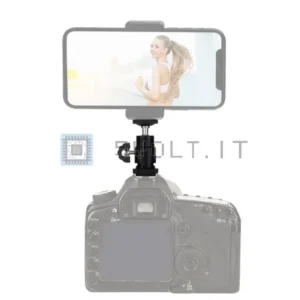 Mini Testa a Sfera Slitta Treppiede ¼ con Blocco PU211