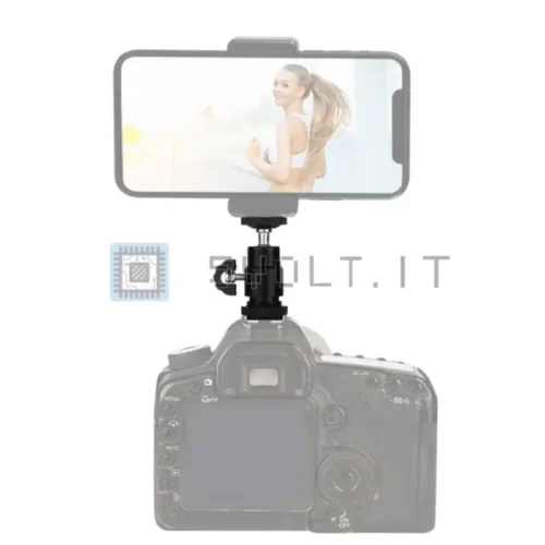 Mini Testa a Sfera Slitta Treppiede ¼ con Blocco PU211