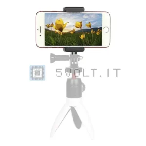 Clip per Telefono Treppiede con Adattatore ¼ D012 GoPro Hero
