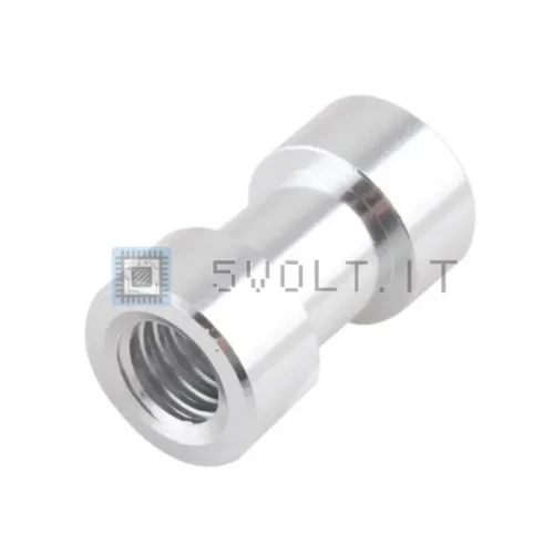Adattatore Metallo da Femmina ¼ a Femmina 3/8 Treppiede