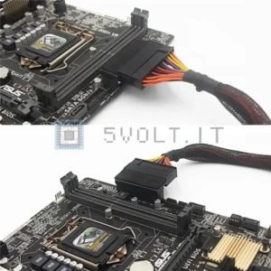 Connettore 24Pin a 24Pin 90 Gradi ATX Scheda Madre PH24