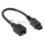Cavo FireWire 400 a 800 Adattatore 6F-9M 20cm