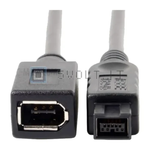 Cavo FireWire 400 a 800 Adattatore 6F-9M 20cm