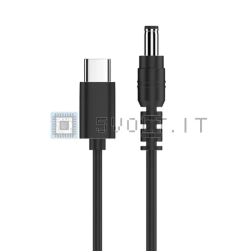 Cavo Adattatore da USB-C a DC 5.5x2.1mm Jack Alimentazione