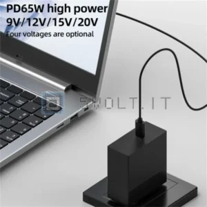 Cavo Adattatore da USB-C a DC 5.5x2.1mm Jack Alimentazione