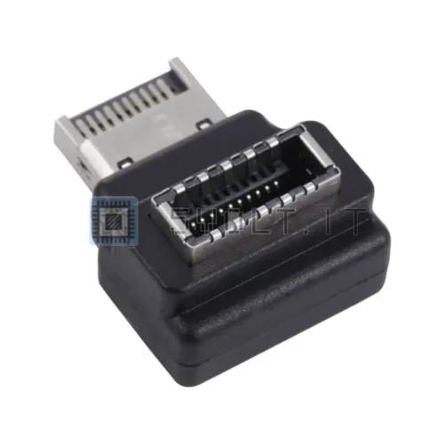 Adattatore Angolare Type E Femmina a Maschio 90gradi PC