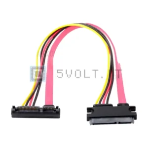 Cavo 30cm SATA III 3.0 7+15 22pin Maschio a Femmina Dati