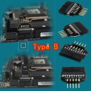 Adattatore PH23B Scheda Madre USB 2.0 9pin a USB 3.0 19pin