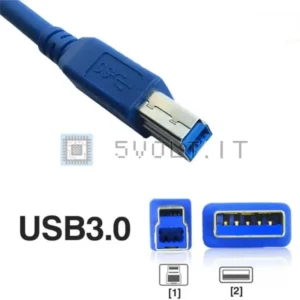 Cavo da USB 3.0 Maschio a USB Type B Maschio Stampanti