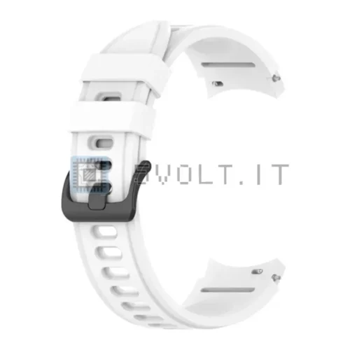 Cinturino Silicone Bianco per Galaxy Watch 6 5 5Pro 4 3