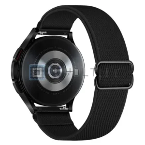 Cinturino Nylon Nero 20mm per Galaxy Watch 4 3