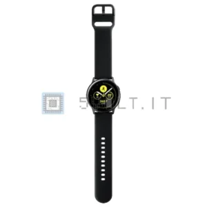 Cinturino Silicone Nero 20mm per Galaxy Watch 4 Garmin Move