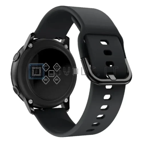 Cinturino Silicone Nero 20mm per Galaxy Watch Active