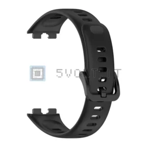 Cinturino Silicone Nero per Huawei Band 8/NFC/9/NFC